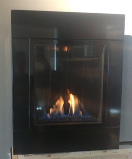 Click Bid Aurora Orion Wall Mount Gas Fireplace From Top Hat